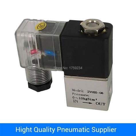 2 2 Way Direct Acting 12 Volt Solenoid Valve For Air Water 2v025 08 In Valve From Home