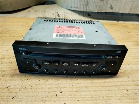 Peugeot Radio Stereo Cd Player Xt Clarion Pu A Ebay