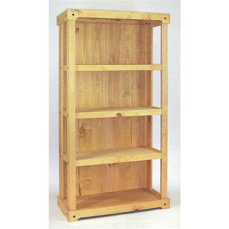 5 Tier Rustic Wood Shelving Unit