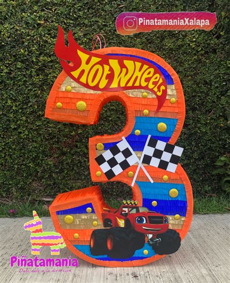 Hotwheels Birthday Party Birthday Pinata Race Car Birthday Party