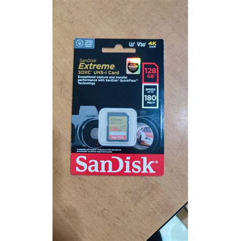 Jual Sandisk Extreme Sdxc Uhs I Card 128gb 180mbs Jakarta Barat