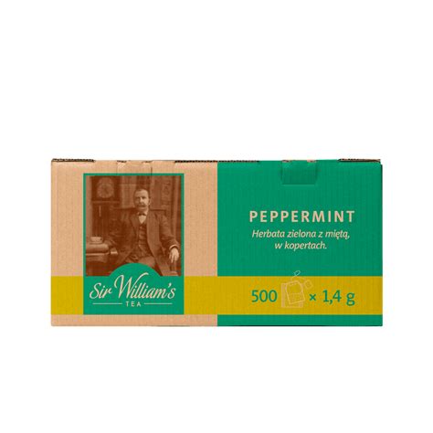 Zielona Herbata Sir Williams Tea Peppermint 500 Saszetek Sir Williams