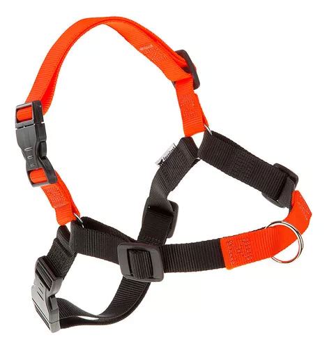 Arn S Reforzado Para Perros Coach Grande Collar Liso Naranja Ferplast