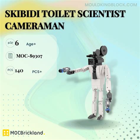 MOCBRICKLAND 89307 Skibidi Toilet Scientist Cameraman Building Block ...