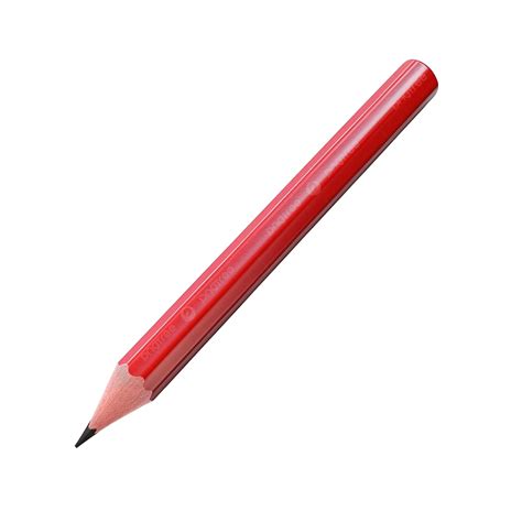 Red Pencil Graphite Supply Pencil Red Color PNG Transparent Image