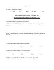 Handout 4 Acid Base Chemistry Pdf Handout 4 1 Which Of The