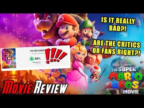 Super Mario Bros Movie Angry Movie Review YouTube