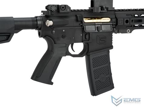 EMG SAI GRY AR 15 AEG Training Rifle W JailBrake Muzzle Model SBR