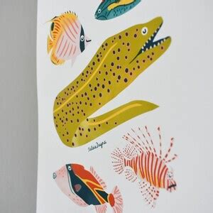 Hawaiian Fish Art Print, Hawaii Art, Marine Life Art, Fish Print, Hawaii Poster, Ocean Friends ...