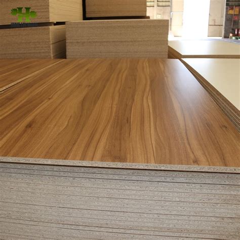 E1 Grade Melamine Laminated Particle Board For Furniture Produce From