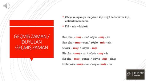 4 GEÇMİŞ ZAMAN TÜRKÇEDE ZAMANLAR YABANCILARA TÜRKÇE ÖĞRETİMİ YouTube