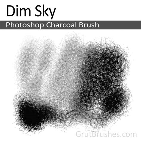 Dim Sky - Photoshop Charcoal Brush - Grutbrushes.com