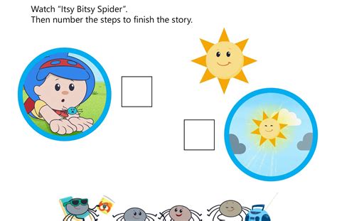 Itsy Bitsy Spider Math Mother Goose Club