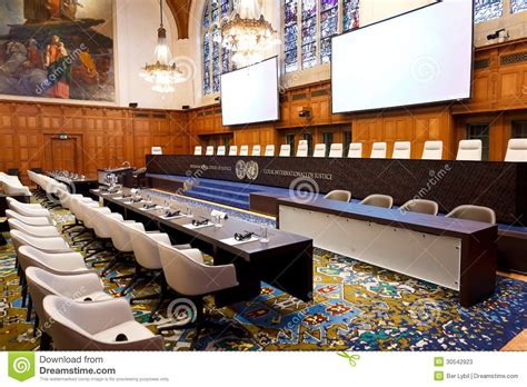 International Court Of Justice Great Hall Editorial Photo ...