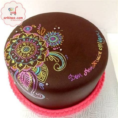 Small Size Gaye Holud Program Cake Online Dhaka Cake Painted Cakes