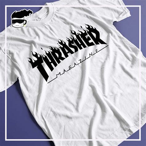 Camiseta Thrasher Flame Unissex 100 Algodão no Shoptime