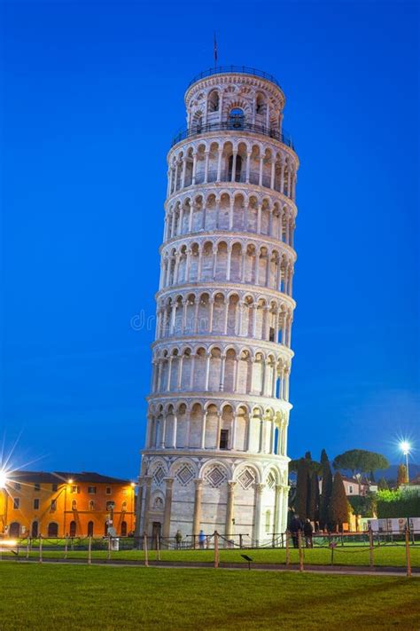 Leaning Tower Of Pisa Night