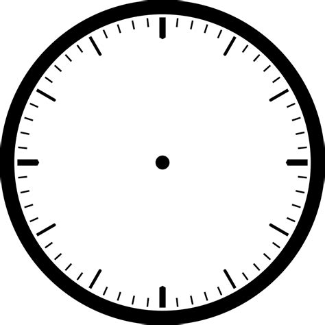 Free Clock Face Template - ClipArt Best