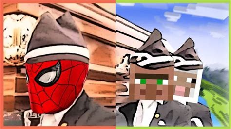 Spiderman Minecraft Coffin Dance Cover Mashup By Ozyrys Youtube