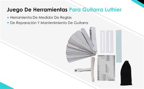 Juego De Herramientas Para Guitarra Luthier Incluyendo Sander Radius