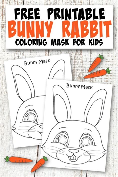 Free Printable Bunny Mask Template – Simple Mom Project