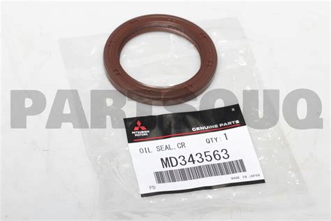 Md Genuine Mitsubishi Oil Seal Crankshaft Fr Ebay