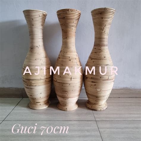 Jual Guci Rotan Guci Rotan Jogja Vas Rotan Vas Bunga Vas Bunga