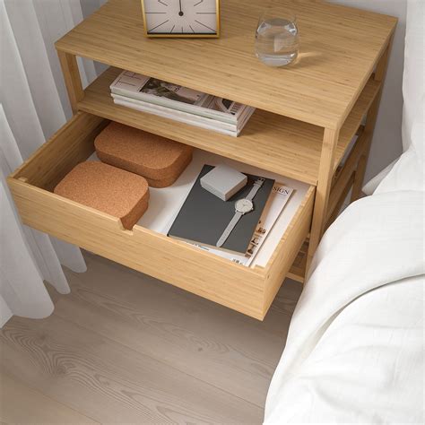 Nordkisa Nightstand Bamboo Width 23 58 Ikea