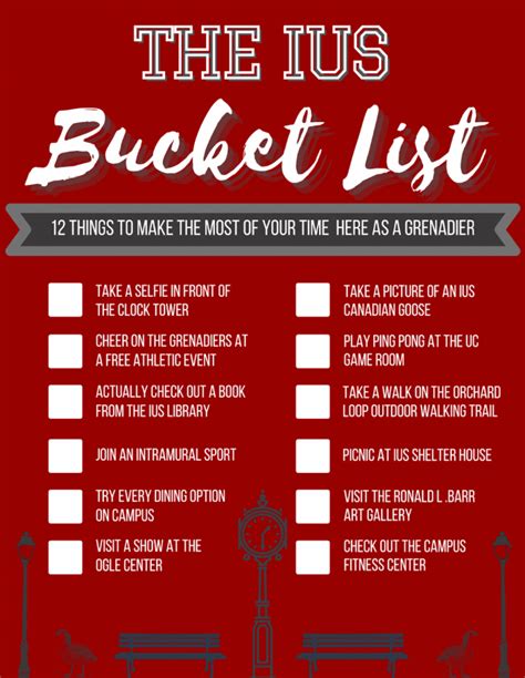 Complete The Iu Southeast Bucket List By The End Of Your First Semester