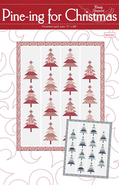 Pine Ing For Christmas Quilt Pattern 789993189380