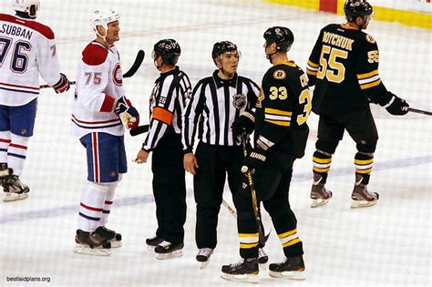 zdeno chara  hal gill argue montreal canadiens  boston flickr