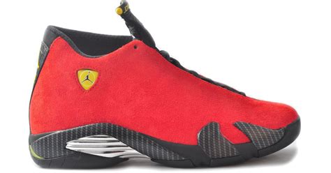 Nike Air Jordan 14 'ferrari' in Red for Men | Lyst