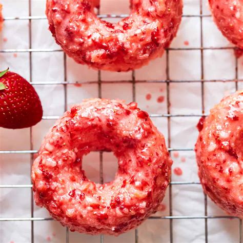 Strawberry Donuts Cake Mix Donuts Recipe Expert