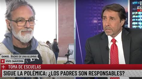 El Picante Cruce Entre Eduardo Feinmann Y Un Padre A Favor De Las Tomas