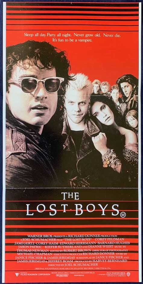 All About Movies - The Lost Boys Poster Original Daybill 1987 Vampires ...