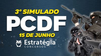 3º Simulado PCDF baixe o PDF do simulado e treine seus conhecimentos