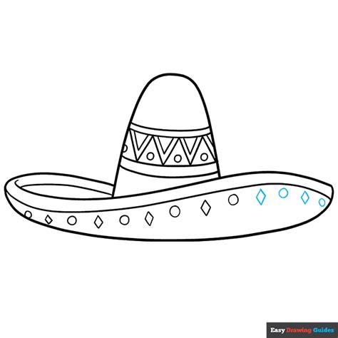 How to Draw a Sombrero - Really Easy Drawing Tutorial