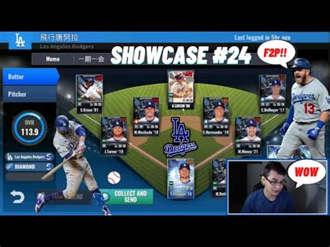 MLB 9 Innings 21 Team Showcase 24 East Server F2P Dodgers Yankees