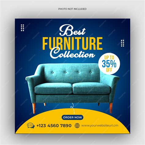 Premium Psd Furniture Sale Social Media Instagram Post Template