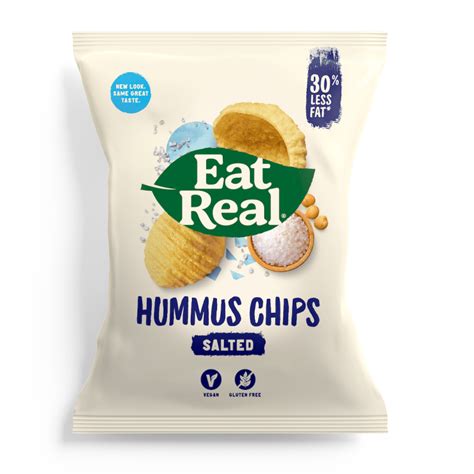 Eat Real csicseriborsó chips 45 g sós gluténmentes laktózmentes