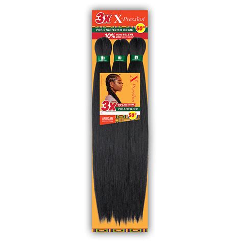 Sensationnel 3x X Pression Pre Stretched Braid 50