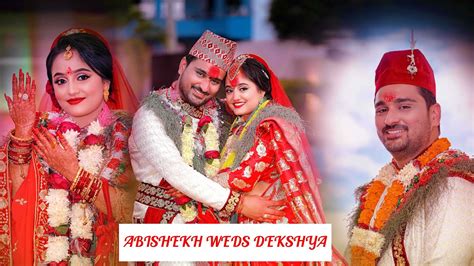 Abishekh Weds Dekshya Wedding Highlight Video Bishal Photo Studio