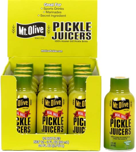 Mt Olive Pickle Juice 100 Kosher Dill Pickle Brine 12