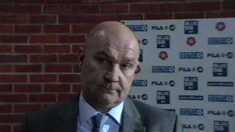 Richard Hill Post Match Interview V Hayes And Yeading Fa Trophy Youtube