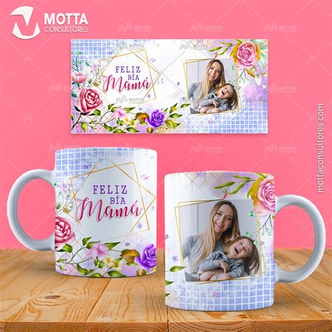 20 DISEÑOS PARA SUBLIMAR TAZAS DÍA DE LAS MADRES ESTILO FLORAL Tazas