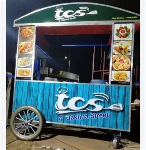 Modular Food Cart Material Stainless Steel Wooden Mdf Navya