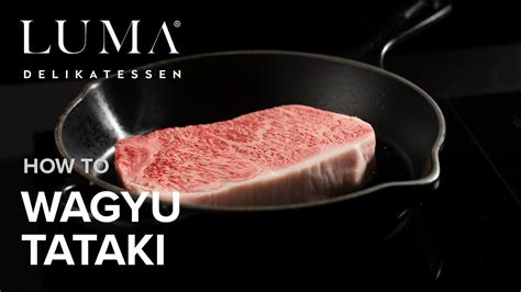 Wagyu Zubereiten So Gelingt Dir Das Perfekte Wagyu Tataki HOW TO