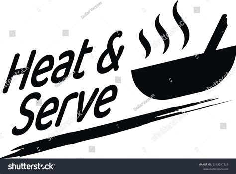 Heat Serve Vector Icon Food Packaging Stock Vector Royalty Free