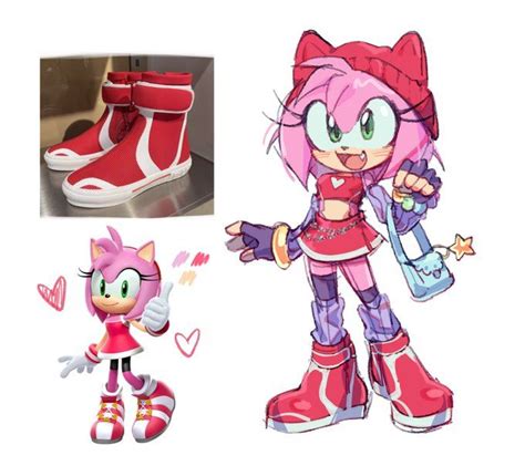 Pin By On Sonic In Hedgehog Art Amy The Hedgehog Sonic Fan