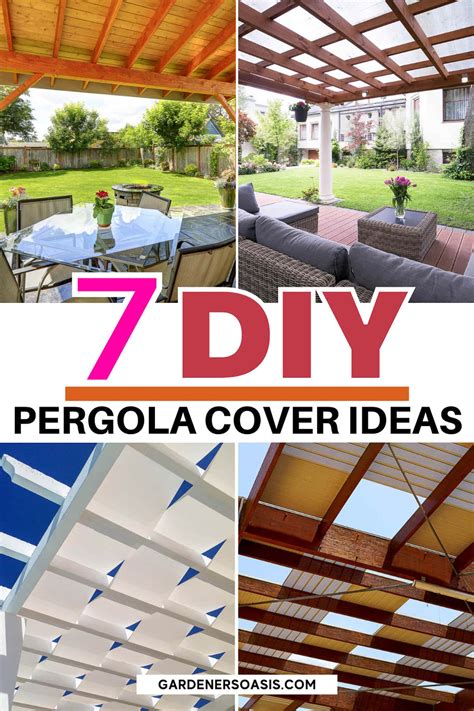 DIY Pergola Cover Ideas: 7 Ways To Protect Your Patio From Sun And Rain